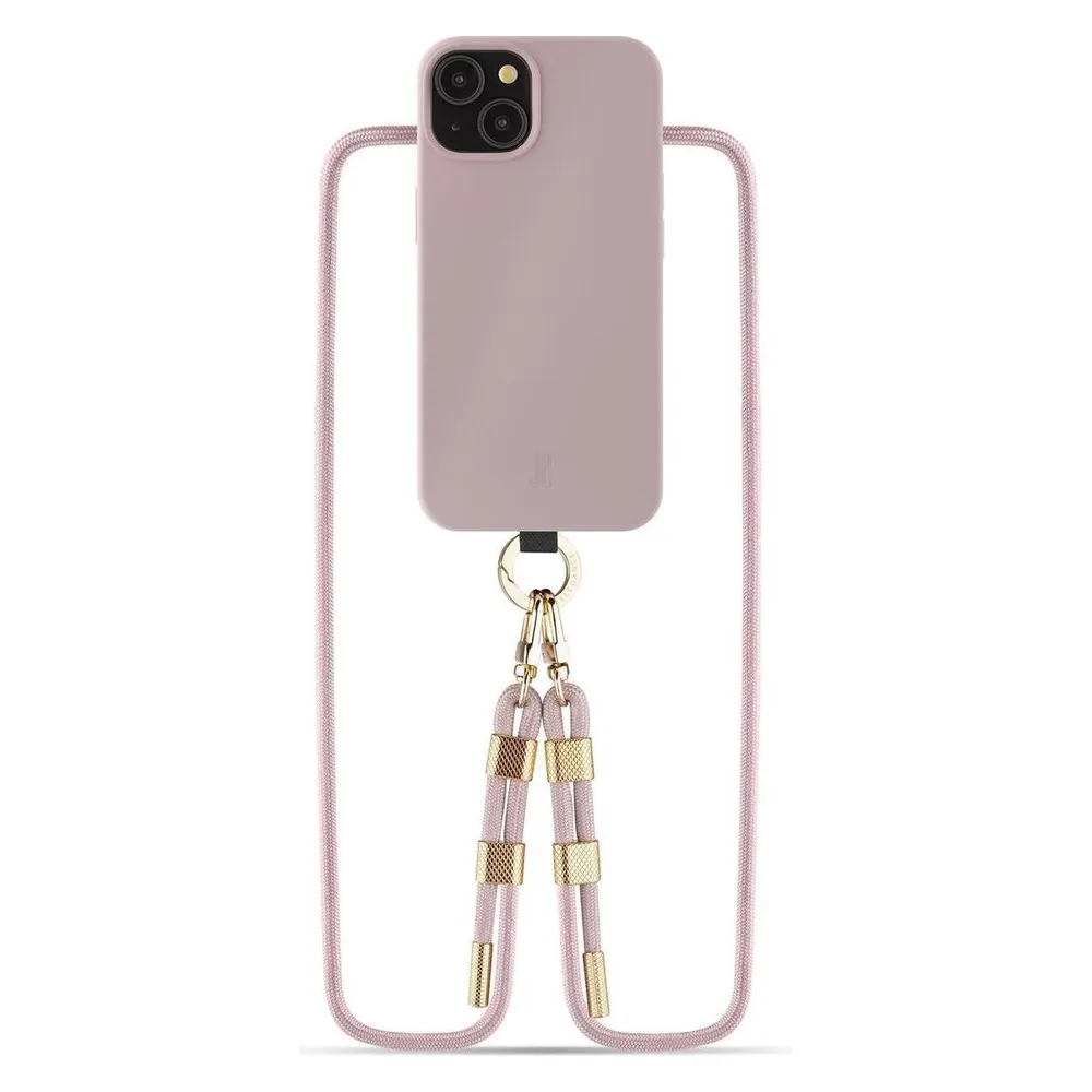 Just Elegance Necklace Cover mit PopSockets 3in1 Case Rose (Apple iPhone 15)