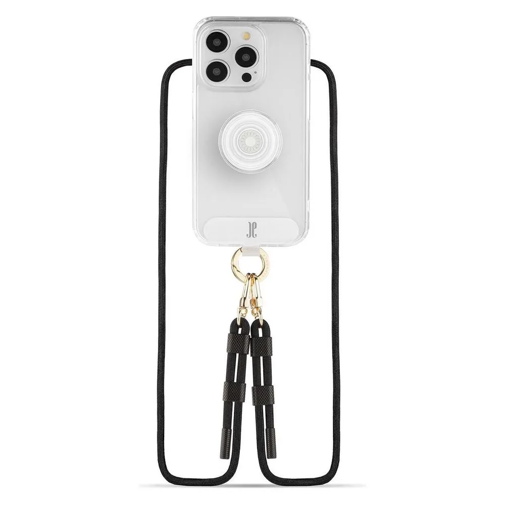 Just Elegance Necklace Cover mit PopSockets 3in1 Case Clear