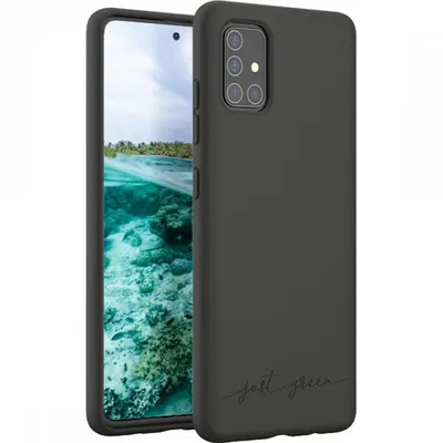 Just Green Biologisch abbaubare schwarze Hülle für Samsung Galaxy A51