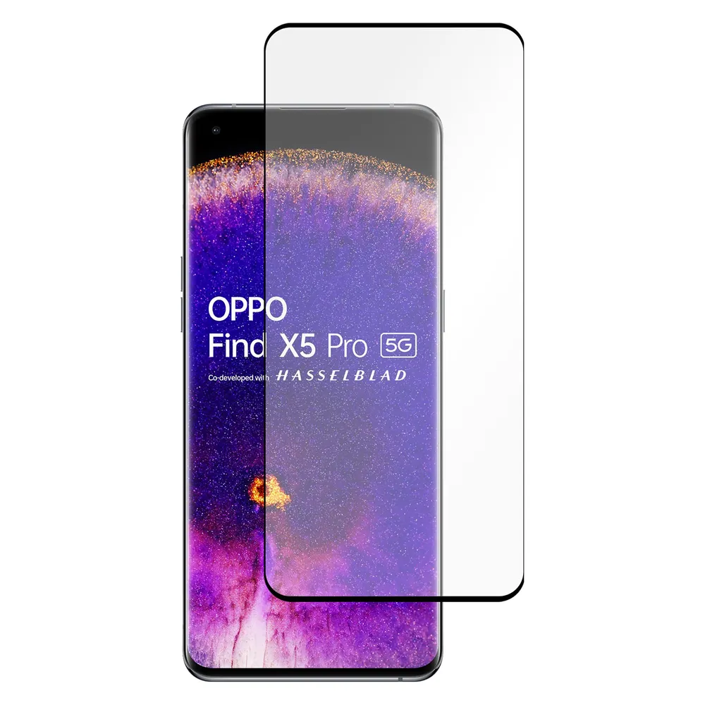 Just in Case GehÃ¤rtetes Glas Edge to Edge Displayshutzfolie Oppo Find X5 Pro