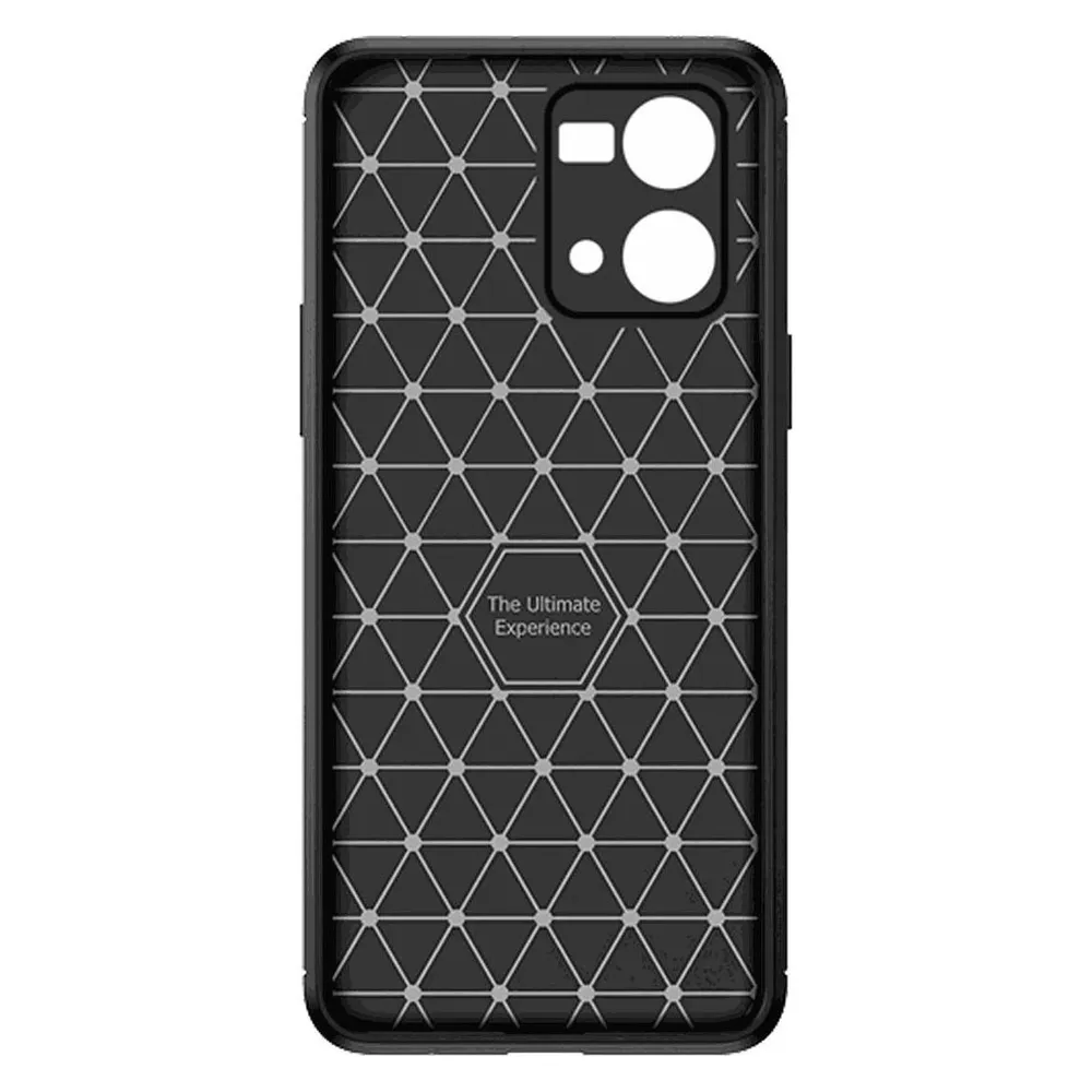 Just in Case Rugged TPU Back Cover Schwarz OPPO Reno7