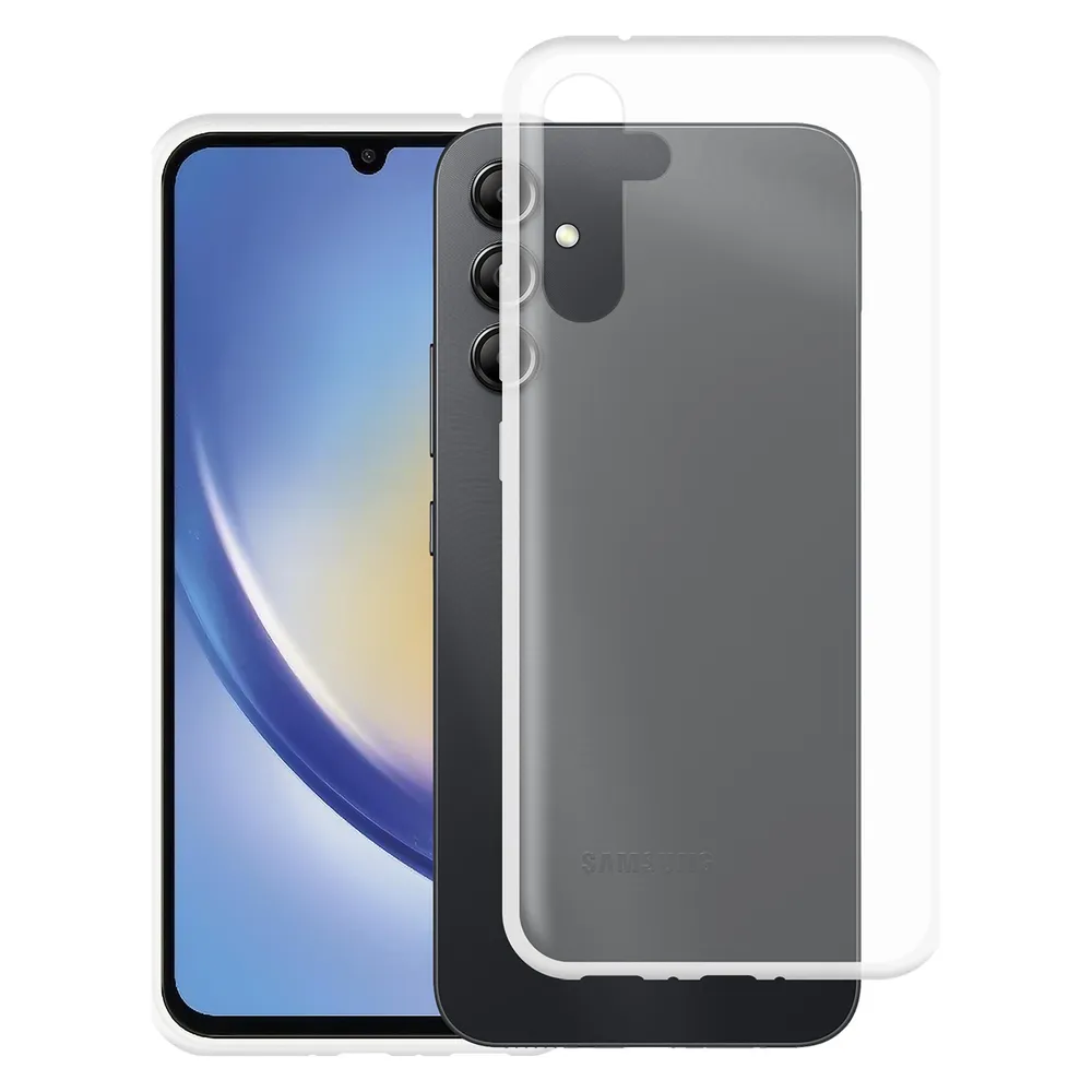 Just in Case TPU Back Cover Durchsichtig Samsung Galaxy A34