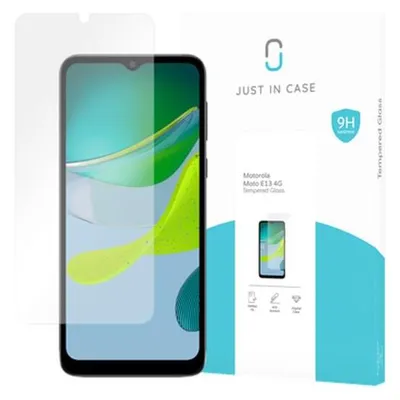 Just in Case GehÃ¤rtetes Glas Clear Displayschutzfolie Motorola Moto E13