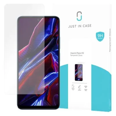 Just in Case GehÃ¤rtetes Glas Clear Displayschutzfolie Poco X5