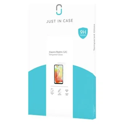 Just in Case GehÃ¤rtetes Glas Clear Displayschutzfolie Xiaomi Redmi 12C