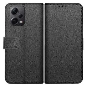 Just in Case Pu-Leder Book HÃ¼lle Schwarz Xiaomi Redmi Note 12 Pro+