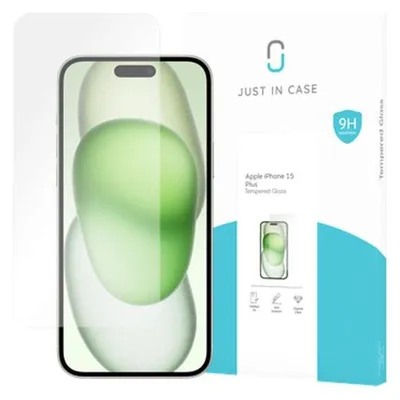 Just in Case GehÃ¤rtetes Glas Clear Displayschutzfolie Apple iPhone 15 Plus
