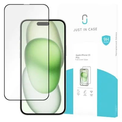Just in Case GehÃ¤rtetes Glass Edge To Edge Displayschutzfolie Apple iPhone 15 Plus