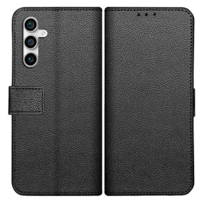 Just in Case Pu-Leder Book HÃ¼lle Schwarz Samsung Galaxy S23 FE