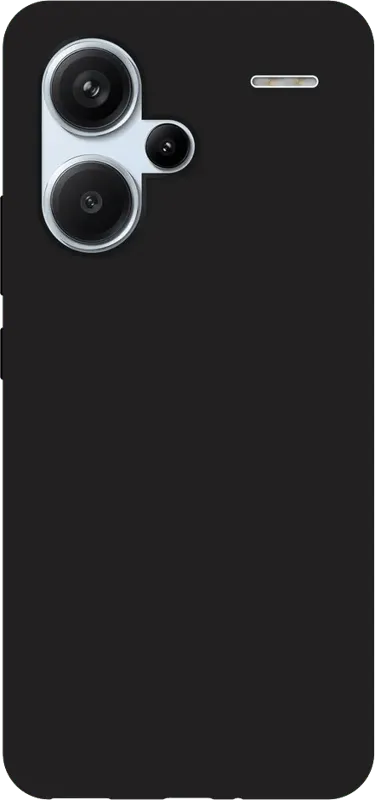 Just in Case Soft Design Xiaomi Redmi Note 13 Pro+ Backcover Schwarz