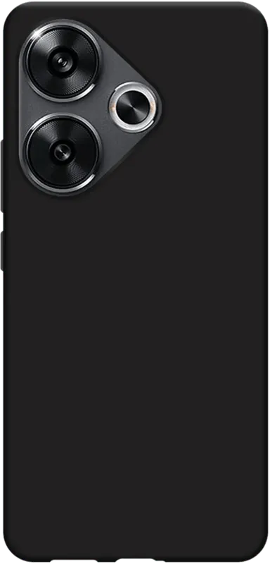 Just in Case Soft Design Xiaomi Poco F6 Backcover Schwarz