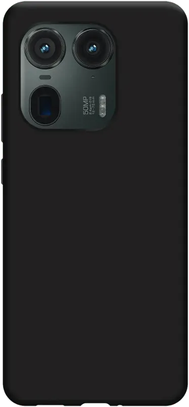 Just in Case Soft Design Motorola Edge 50 Ultra Backcover Schwarz