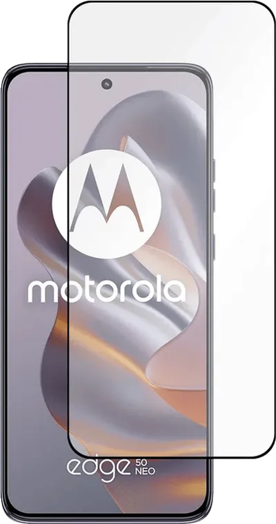 Just In Case Tempered Glass Motorola Edge 50 Neo Displayschutz Schwarz