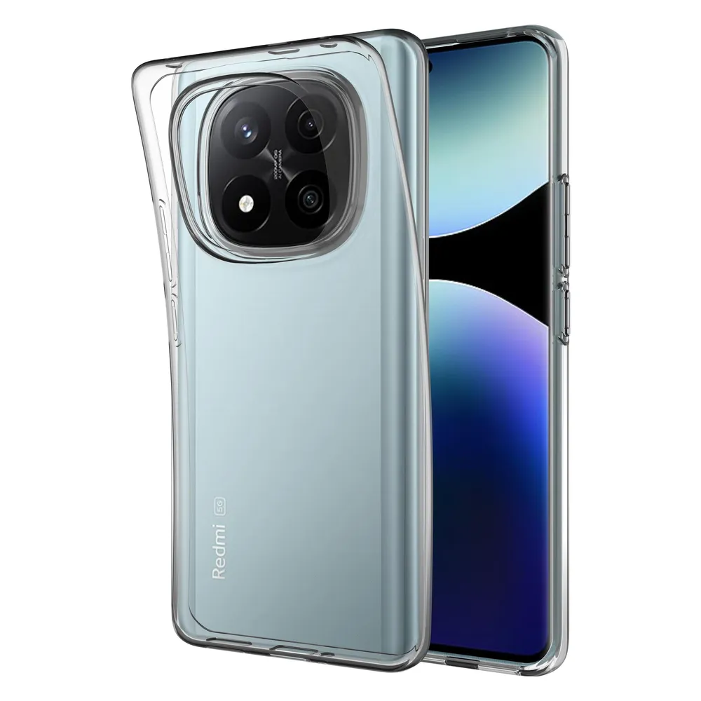 Just in Case Soft Design Xiaomi Redmi Note 14 Pro+ 5G Backcover Transparent