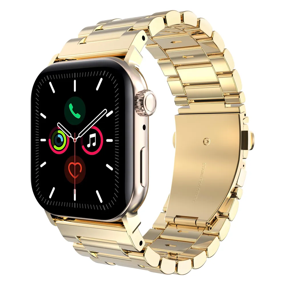 Just in Case Edelstahl-Armband Gold für Apple Watch 40/41/42 mm