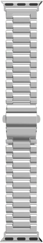 Just in Case Edelstahl-Armband Silber für Apple Watch 40/41/42 mm