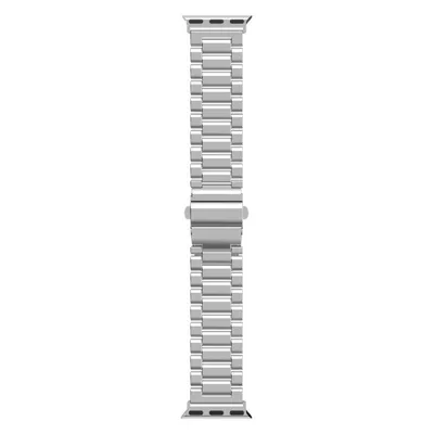 Just in Case Edelstahl-Armband Silber für Apple Watch 40/41/42 mm
