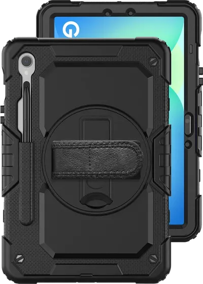 Just in Case Samsung Galaxy Tab S10 FE Plus Shockproof Case Schwarz