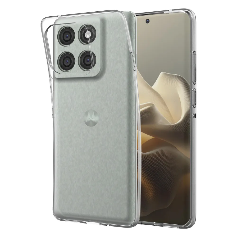 Just in Case Soft Design Motorola Edge 60 Pro Backcover Transparent