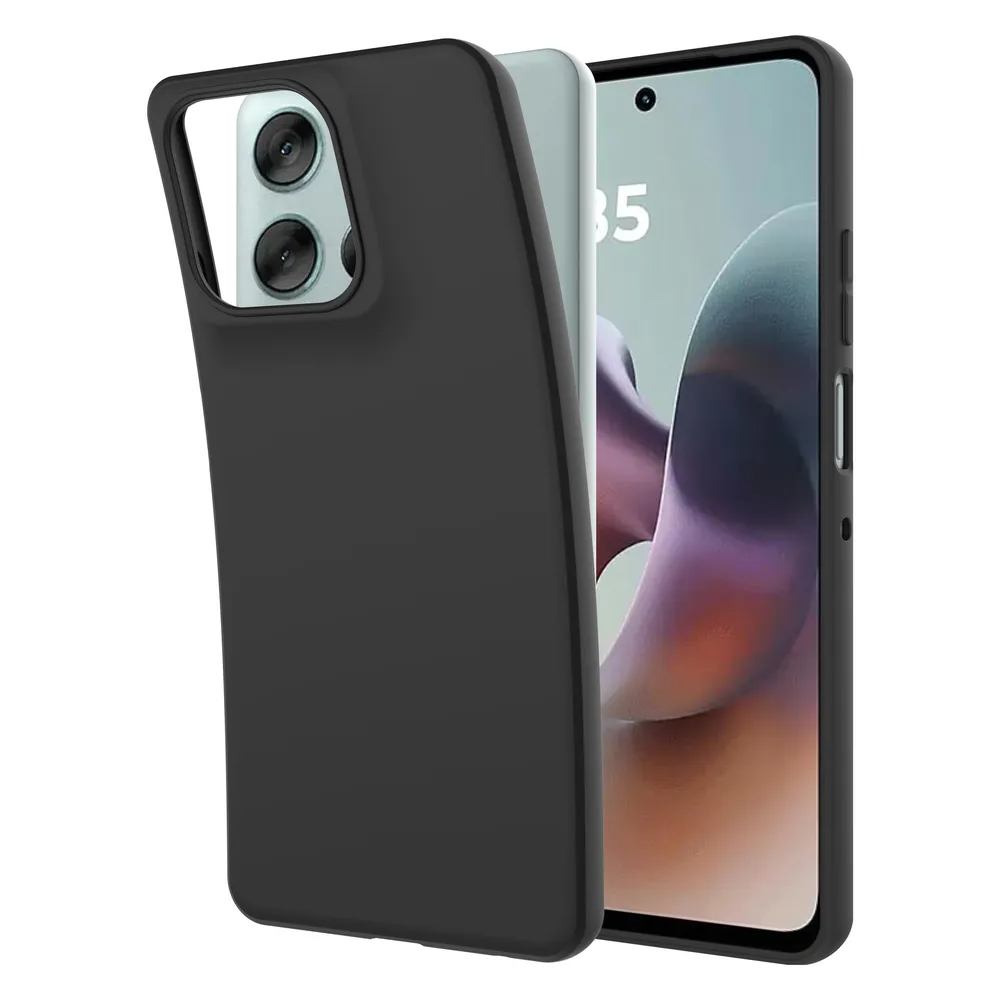 Just in Case Soft Design Motorola Moto G56 Backcover Schwarz