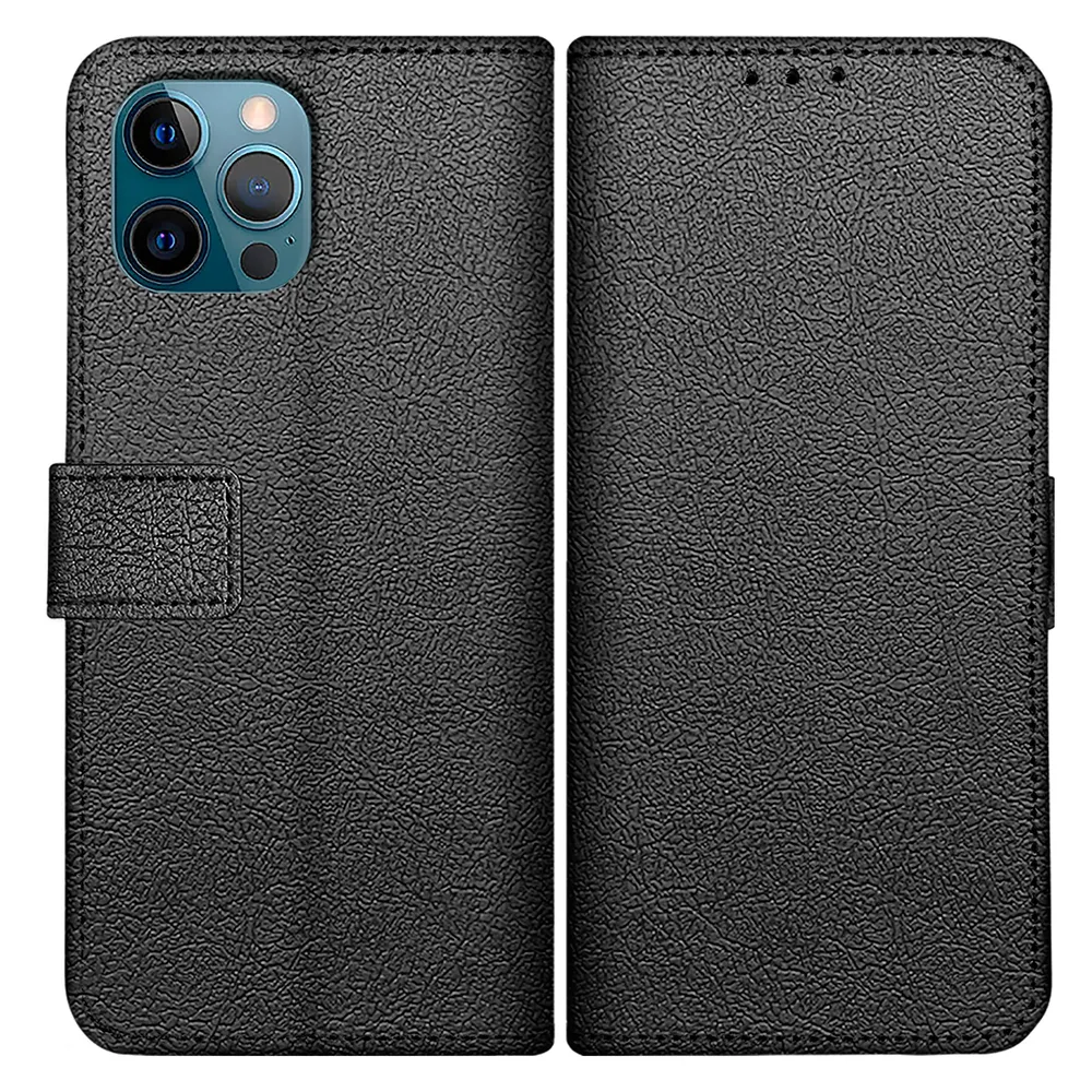 Just in Case PU-leder Book Case Schwarz Apple iPhone 13 Pro