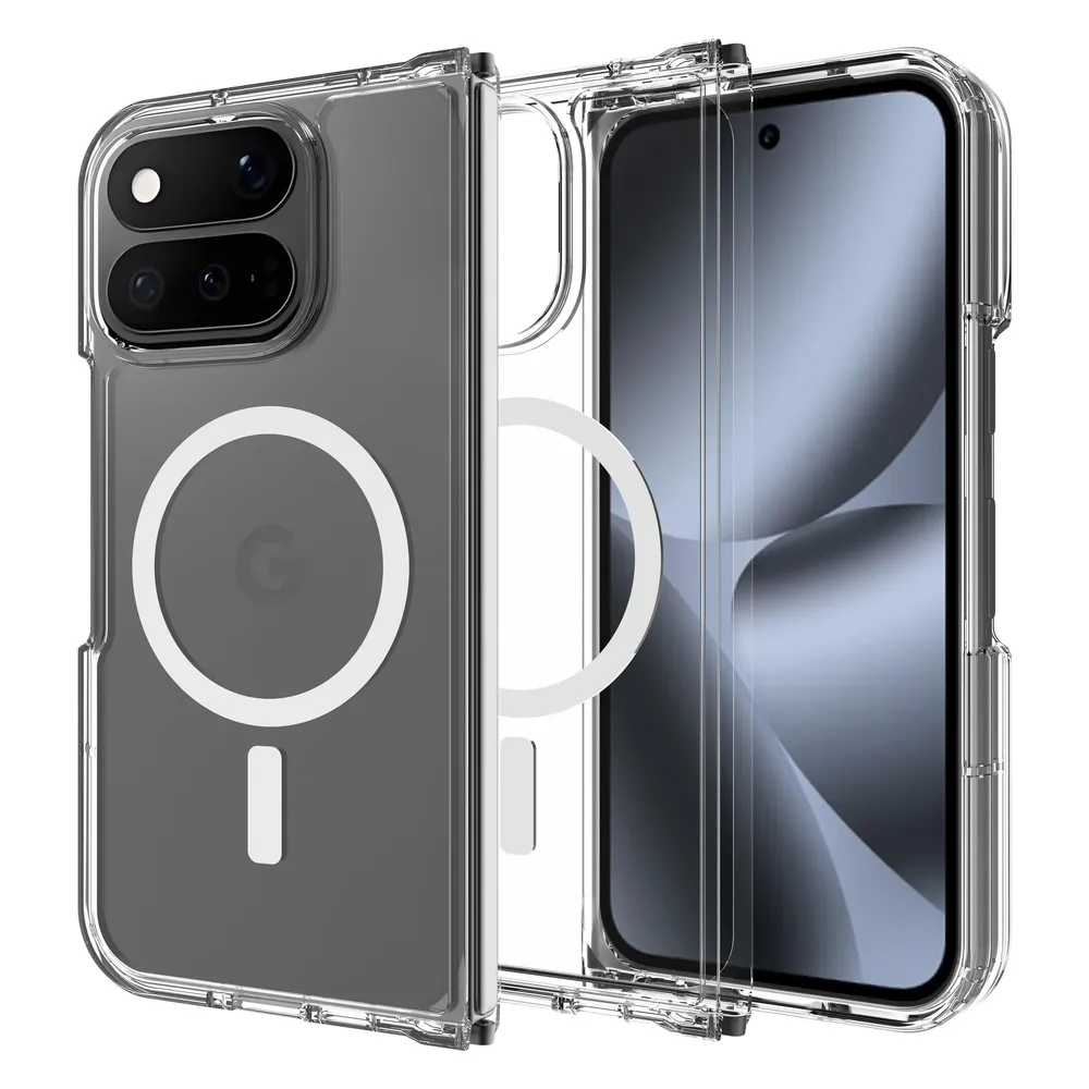Just in Case Google Pixel 11 Pro Fold Backcover mit Magnet Transparent