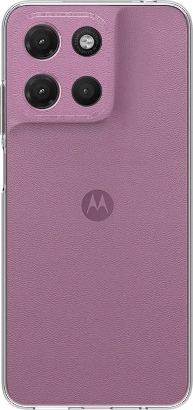 Just in Case Soft Design Motorola Moto G17 / G17 Power Backcover Transparent