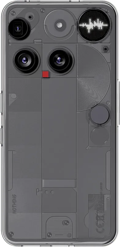 Just in Case Soft Design Nothing Phone (3) Backcover Transparent