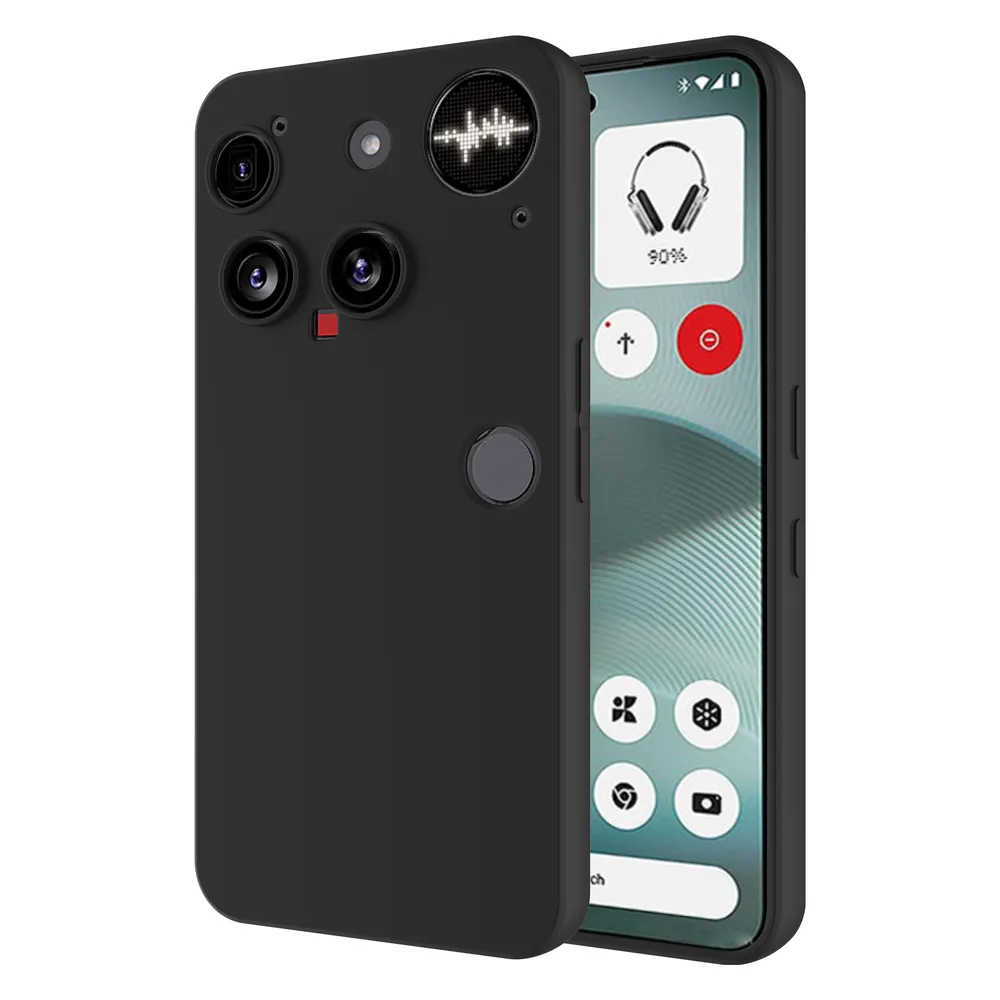 Just in Case Soft Design Nothing Phone (3) Backcover Schwarz