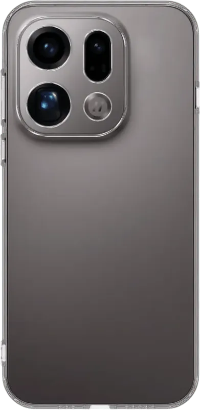Just in Case Soft Design Oppo Find X9 Backcover Transparent