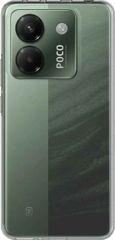 Just in Case Soft Design Xiaomi Poco M7 Pro Backcover Transparent