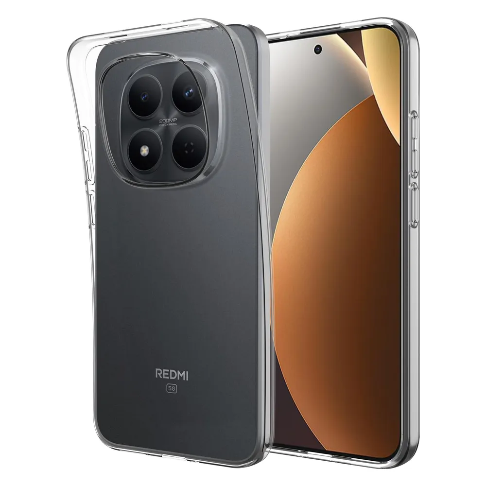 Just in Case Soft Design Xiaomi Redmi Note 15 Pro+ 5G Backcover Transparent