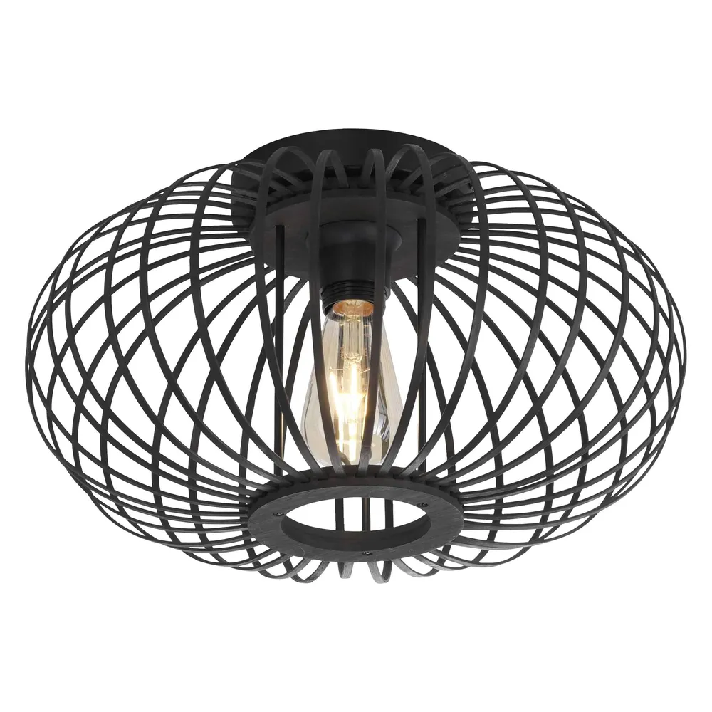 JUST LIGHT Deckenleuchte 11410-18 schwarz