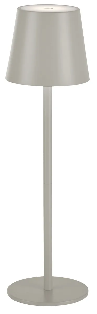 JUST LIGHT LED-Akku-Tischleuchte 19250-40 grau-beige, 2,5 W, 320 lm, 3000 K, IP54