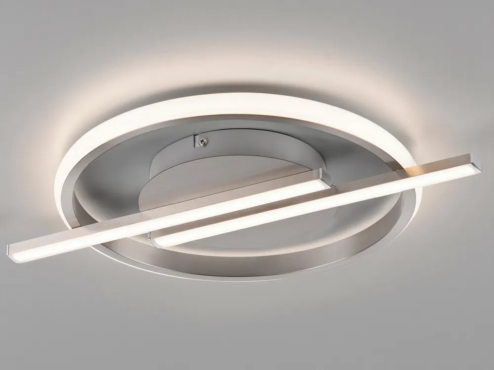 JUST LIGHT LED-Deckenleuchte 14130-55 stahl