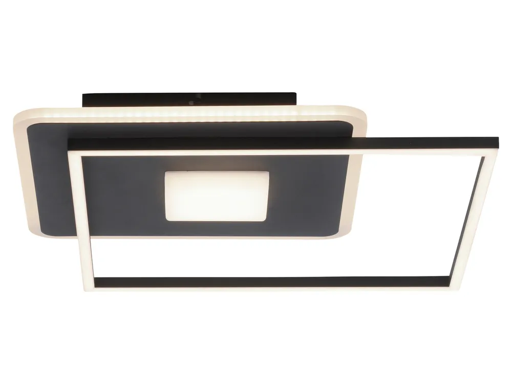 JUST LIGHT LED-Deckenleuchte 15045-18 schwarz