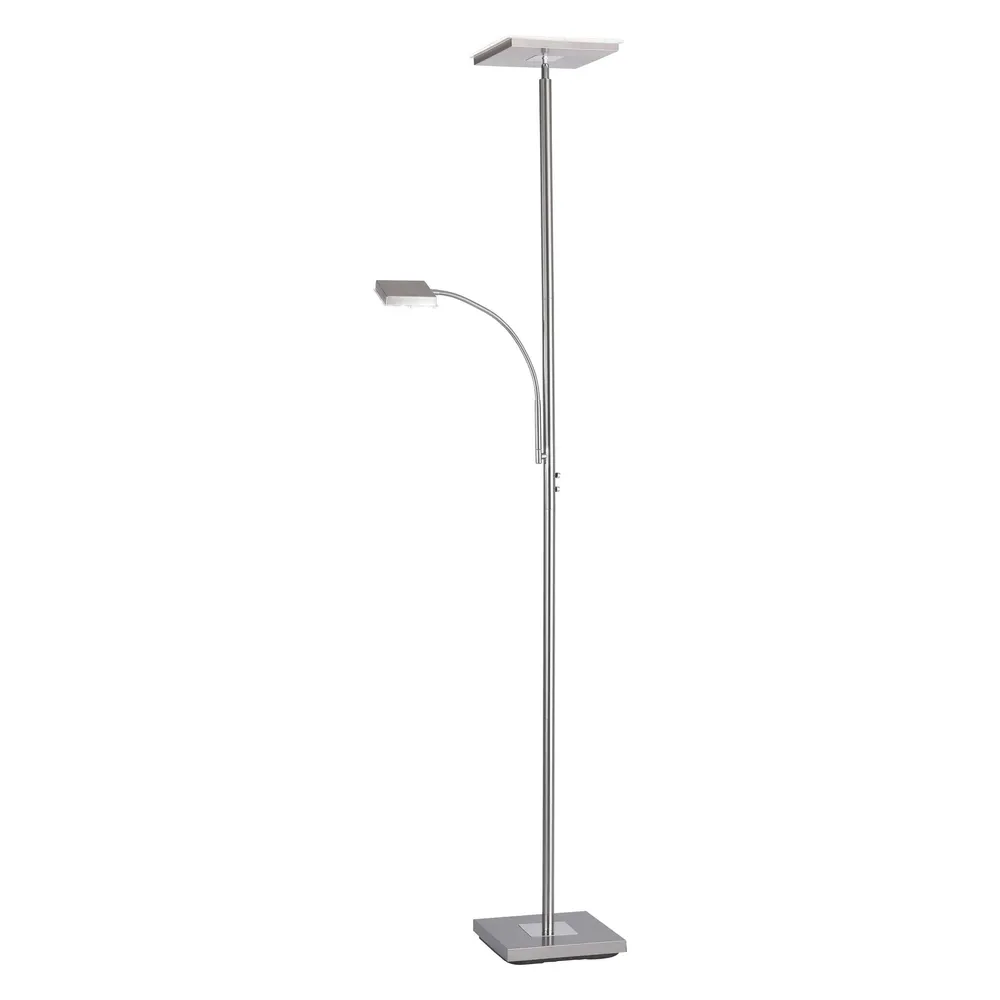 JUST LIGHT LED-Stehleuchte 11710-55 stahl