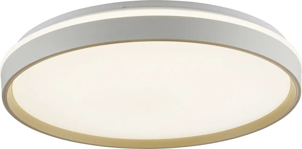 JUST LIGHTLED-Deckenleuchte 14278-39, 34W, CCT, 4600lm, IP20, weiß/sand