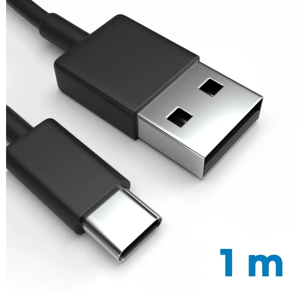 Justcom Huawei Honor X8a USB-Kabel, USB-C, USB-A (100 cm), Schnellladekabel, Datenkabel, Handy, Tablet