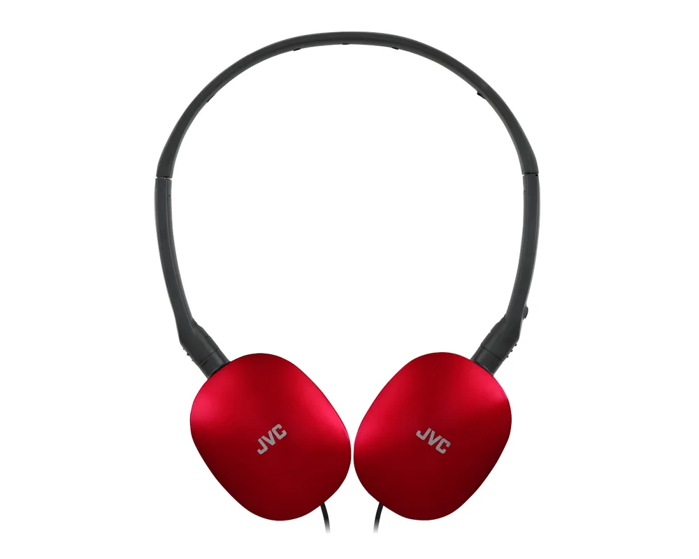 Auriculares JVC alámbricos azul con micrófono integrado para llamadas y música