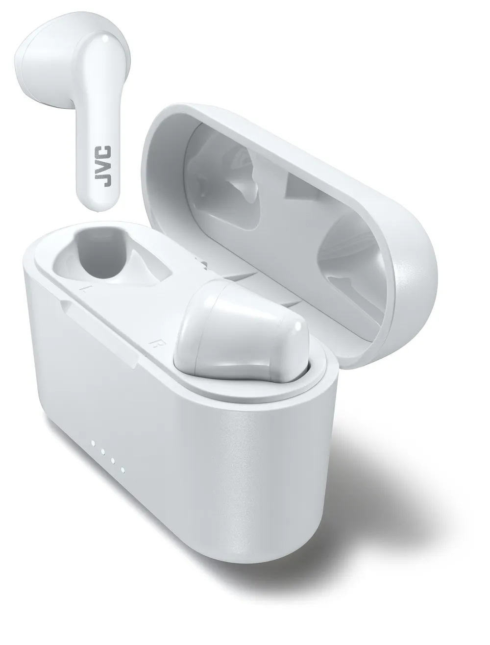 Auriculares JVC inalámbricos True Wireless Stereo (TWS) con Micrófono y Color Blanco