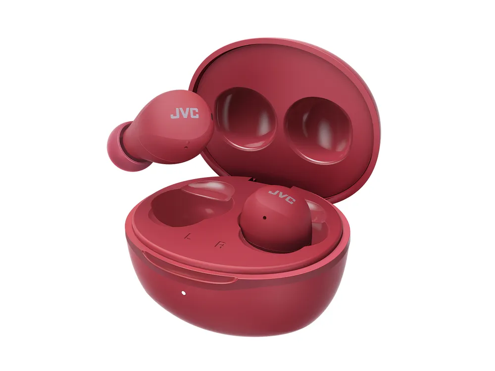JVC HA-A6T Bluetooth TWS Kabellose In-Ear Kopfhörer für Anrufe und Musik Rot