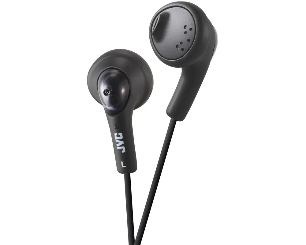 JVC HA-F160-B-E kabelgebundene In-Ear Kopfhörer 3,5mm Klinke Bassverstärkung ergonomisch schwarz