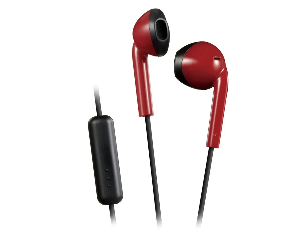 JVC HA-F19M Kopfhörer mit Mikrofon Rot