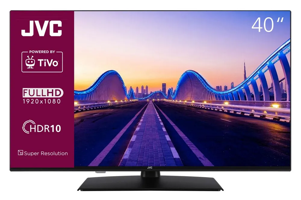 JVC LT-40VF5355 LCD-LED Fernseher (102 cm/40 Zoll, Full HD, Smart TV powered by TiVo, TiVo Smart TV, HDR, Triple-Tuner, 6 Monate HD)