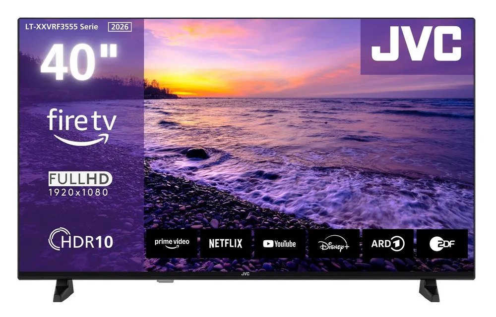 JVC LT-40VRF3555 LCD-LED Fernseher (100 cm/40 Zoll, Full HD, Fire TV, Fire TV / Smart TV, HDR, Alexa Built-In, Triple-Tuner)