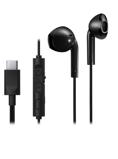 Kopfhörer JVC kabelgebunden USB-C mit Mikrofon Schwarz Spritzwasserschutz IPX2