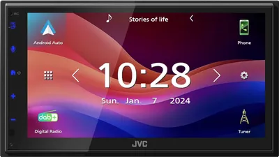 JVC KW-M595DBT Schwarz