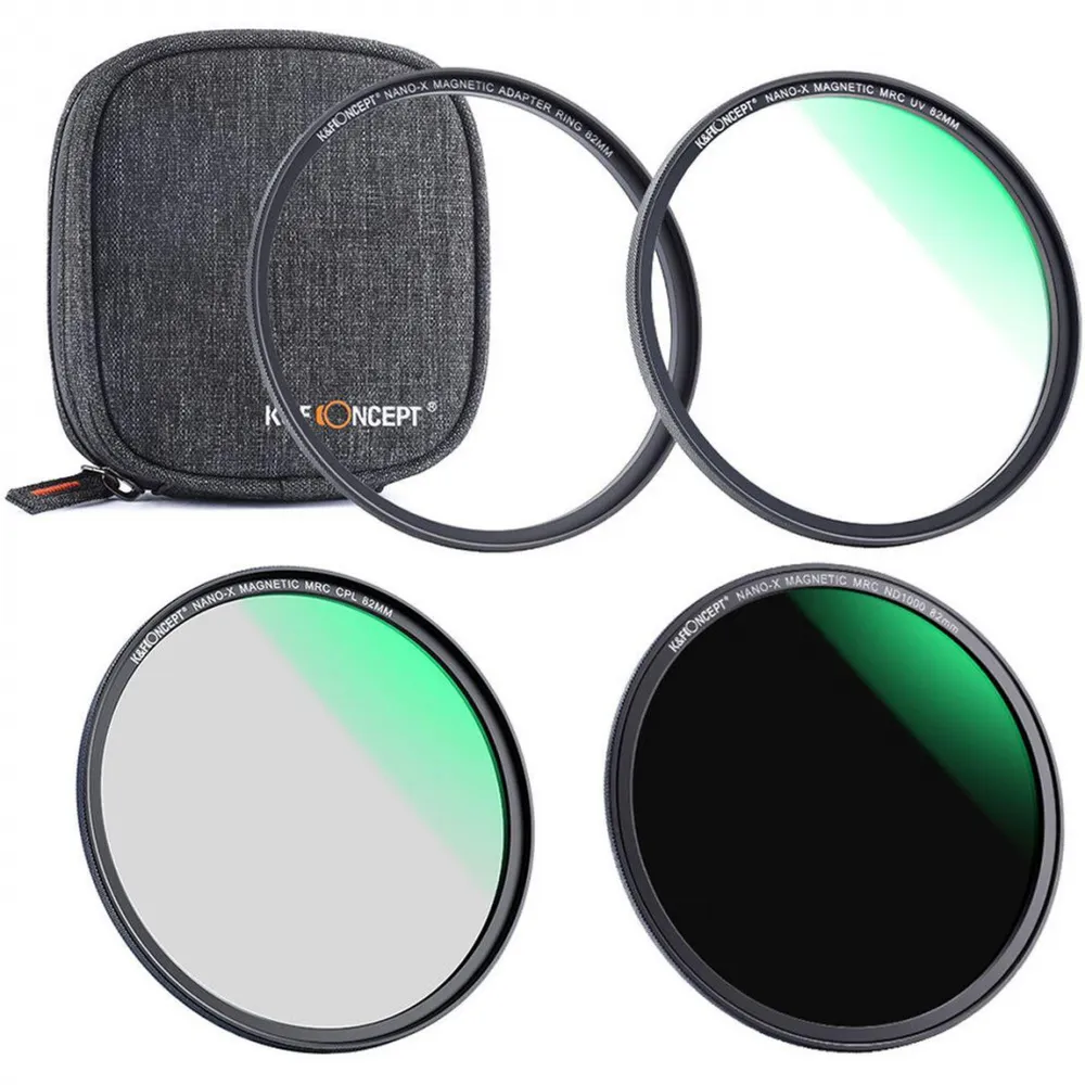 K&F Concept Magnetic Lens Filter-kit CPL-ND-UV 77mm