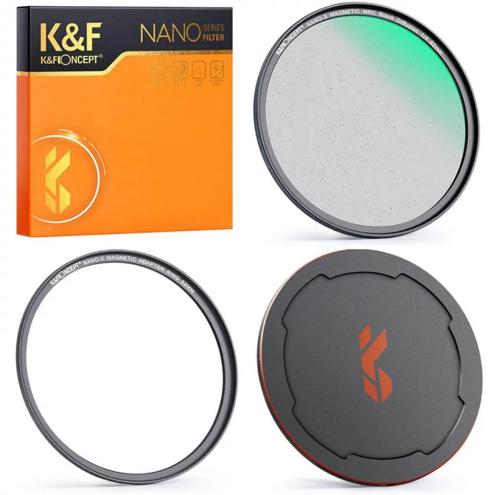 K&F Concept Magnetic 1/4 Black Mist Filter Nano X 77mm